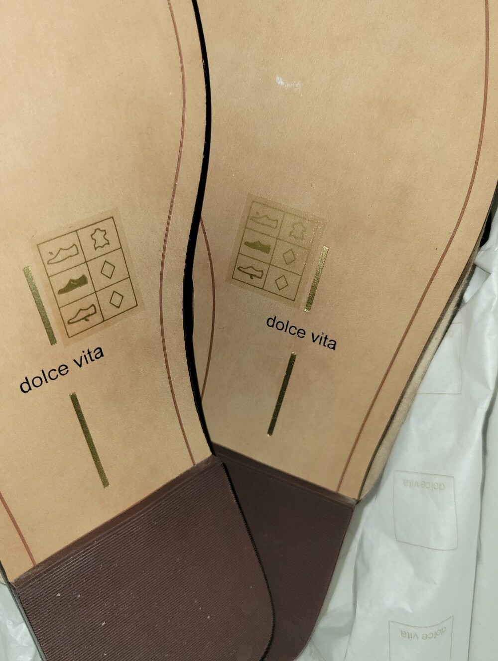Dolce Vita Bamboo Nubuck Slides - Picture 4 of 9